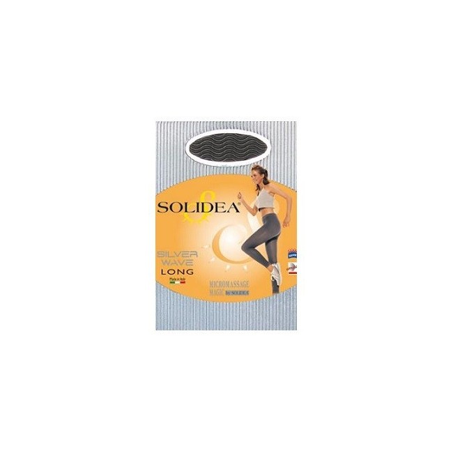 Solidea Silver Wave Long Champ M calza compressiva con tecnologia antibatterica