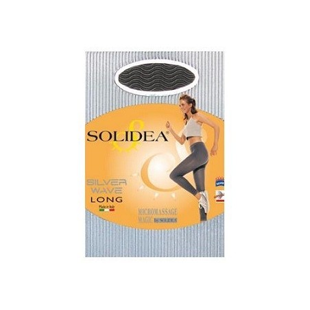 Solidea Silver Wave Long Champ M calza compressiva con tecnologia antibatterica