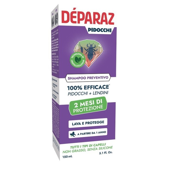 Shampoo preventivo anti pidocchi SVR Deparaz 150ml protezione efficace Shampoo preventivo anti pidocchi SVR Deparaz 150ml protezione efficace