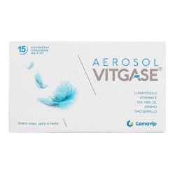 Gemavip Vitgase Aerosol 15 contenitori monodose da 2,5 ml per terapie respiratorie efficaci