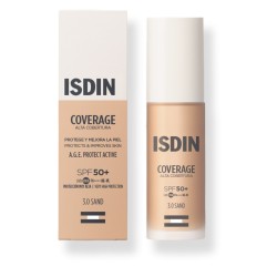 Fondotinta Isdin Coverage Sand SPF50+ protezione solare molto alta per pelle perfetta