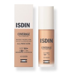 Fondotinta Isdin Coverage Golden SPF50+ protezione solare molto alta per pelle perfetta