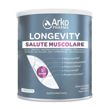 Arkopharma Longevity Salute Muscolare 285 G Gusto Fruttato