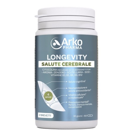 Arkopharma Longevity Salute Cerebrale 60 Capsule