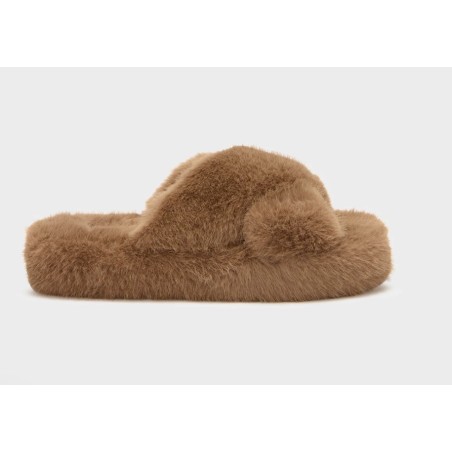 Scholl Fluffy Cross Synfur Donna Taupe ciabatte comfort eleganti taglia 40-41 Scholl Fluffy Cross Synfur Donna Taupe ciabatte comfort eleganti taglia 40-41