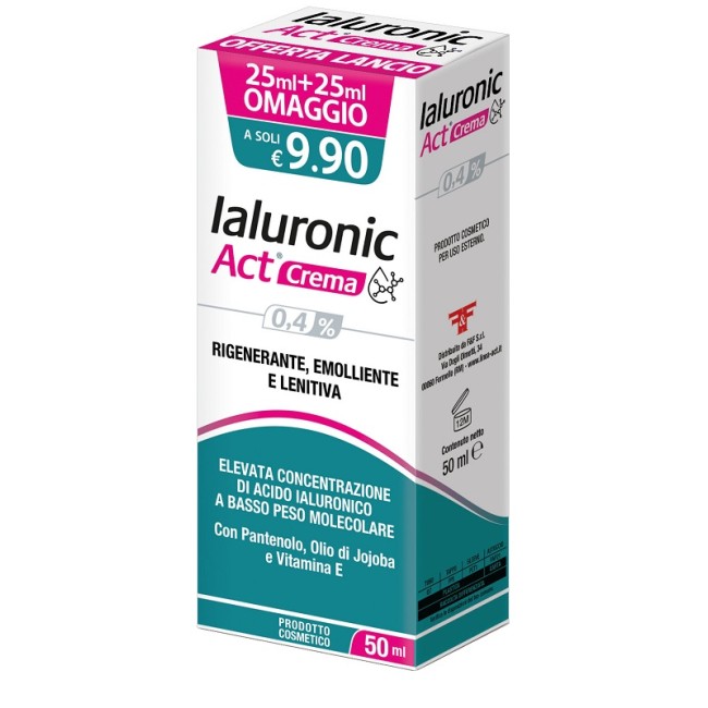 F&f Ialuronic Act Crema 0,4% 50 Ml