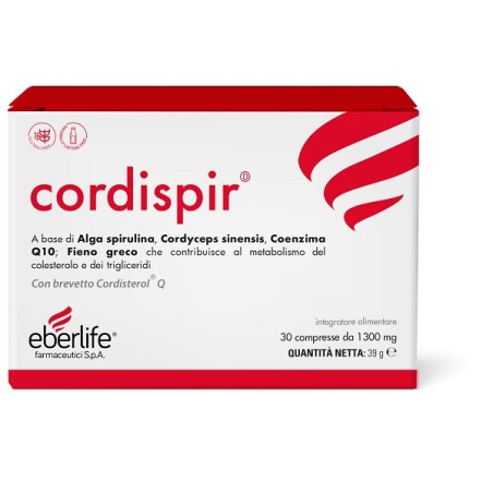 Eberlife Farmaceutici Cordispir 30 Compresse Senza Glutine Naturalmente Privo Di Lattosio
