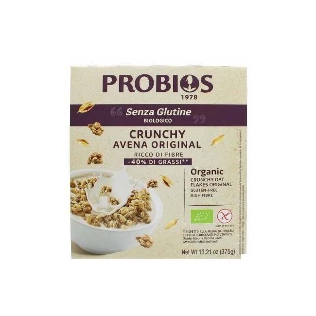 Probios Crunchy Avena Original 375 G Senza Glutine