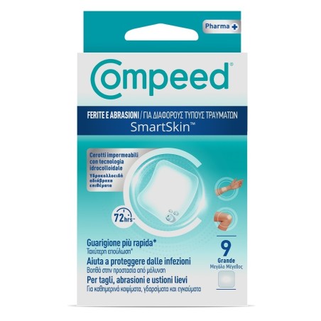 Cerotti Compeed per ferite e abrasioni protezione avanzata formato grande Cerotti Compeed per ferite e abrasioni protezione avanzata formato grande