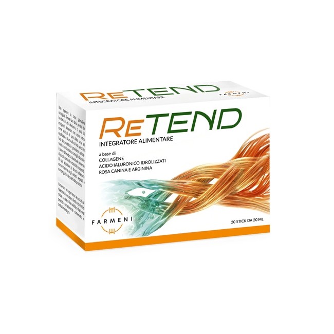 Retend 20 Stick integratore senza glutine e lattosio per il benessere quotidiano Retend 20 Stick integratore senza glutine e lattosio per il benessere quotidiano