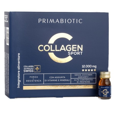Natubay Sp. Z O. O. Primabiotic Collagen Sport 30 Flaconcini Da 30 Ml Senza Zuccheri Aggiunti