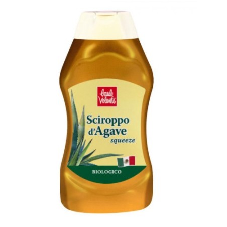 Sciroppo d'agave biologico Biotobio in comodo formato squeeze da 490 ml per dolcificare