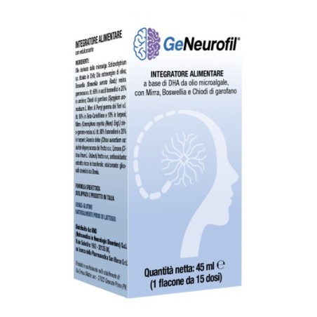 Nnd Geneurofil 45ml integratore senza glutine e naturalmente privo di lattosio per il benessere