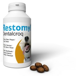 Restomyl Dentalcroq snack dentale per cani 150g igiene orale quotidiana