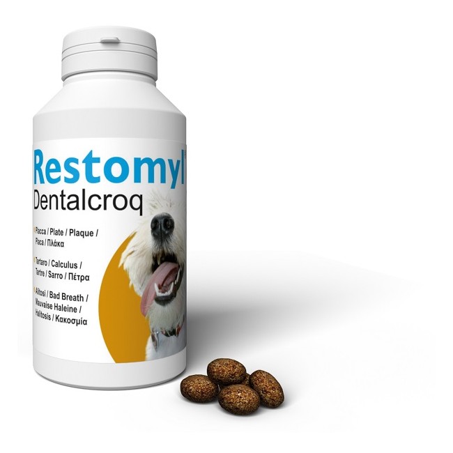 Restomyl Dentalcroq snack dentale per cani 150g igiene orale quotidiana