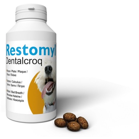 Restomyl Dentalcroq snack dentale per cani 150g igiene orale quotidiana