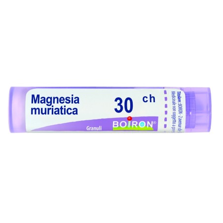 Boiron Magnesia Muriatica 30CH granuli omeopatici per il benessere naturale 80 grammi Boiron Magnesia Muriatica 30CH granuli omeopatici per il benessere naturale 80 grammi