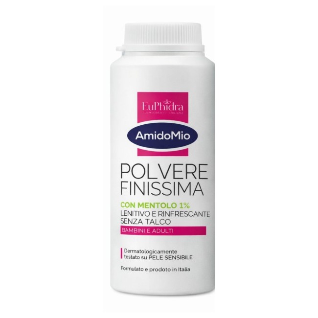 Zeta Farmaceutici Euphidra Amidomio Polvere Finissima Con Mentolo 125 G