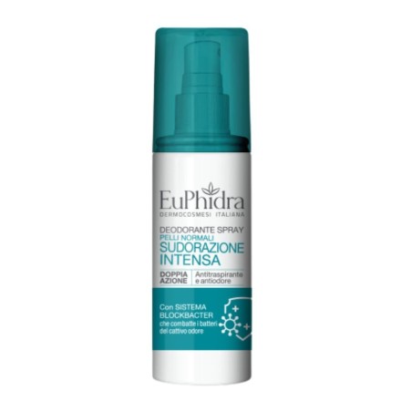 Zeta Farmaceutici Euphidra Deodorante Spray Pelli Normali Sudorazione Intensa 100 Ml