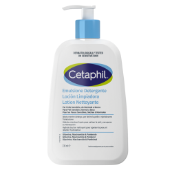 Cetaphil Emulsione Detergente 236ml per pelle sensibile e delicata pulizia quotidiana viso