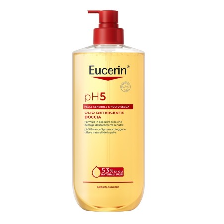 Eucerin Ph5 Olio Detergente Doccia per pelle sensibile e delicata 750ml