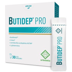 Erbozeta Butidep Pro 30 stick orosolubili per il benessere quotidiano senza glutine