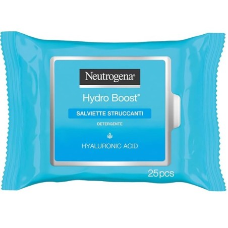 Salviette struccanti Neutrogena per una pulizia profonda del viso in 25 pezzi pratici e delicati