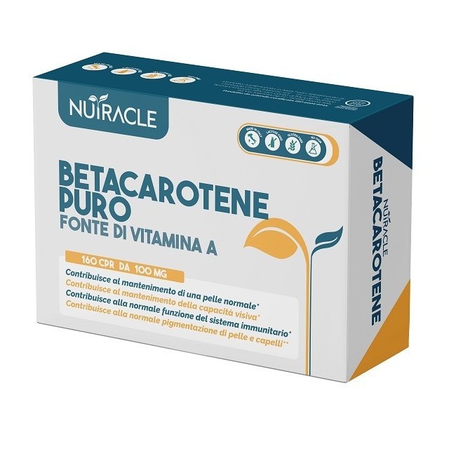 Mylab Nutrition Nutracle Betacarotene Puro 160 Compresse Da 100 Mg