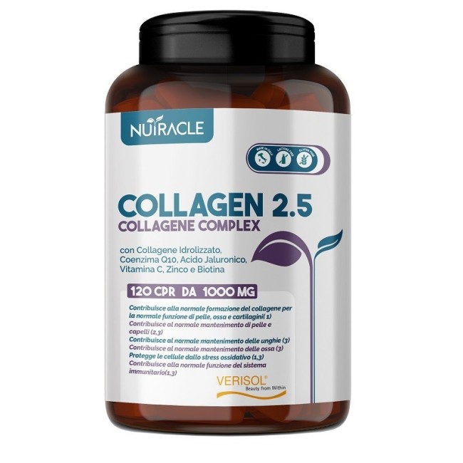 Mylab Nutrition Collagen integratore per pelle articolazioni e benessere quotidiano 120 compresse