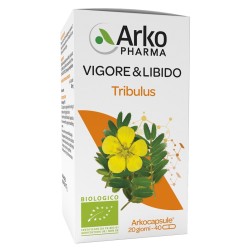 Arkocapsule Tribulus Biologico per vigore e libido naturale 40 capsule