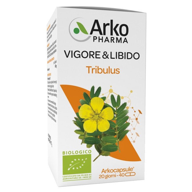 Arkocapsule Tribulus Biologico per vigore e libido naturale 40 capsule Arkocapsule Tribulus Biologico per vigore e libido naturale 40 capsule