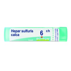 Hepar Sulfur 6CH Boiron granuli omeopatici per benessere naturale 80 grammi tubo dose