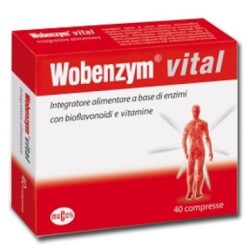 Wobenzym Vital 40 compresse per il benessere articolare e il supporto enzimatico naturale