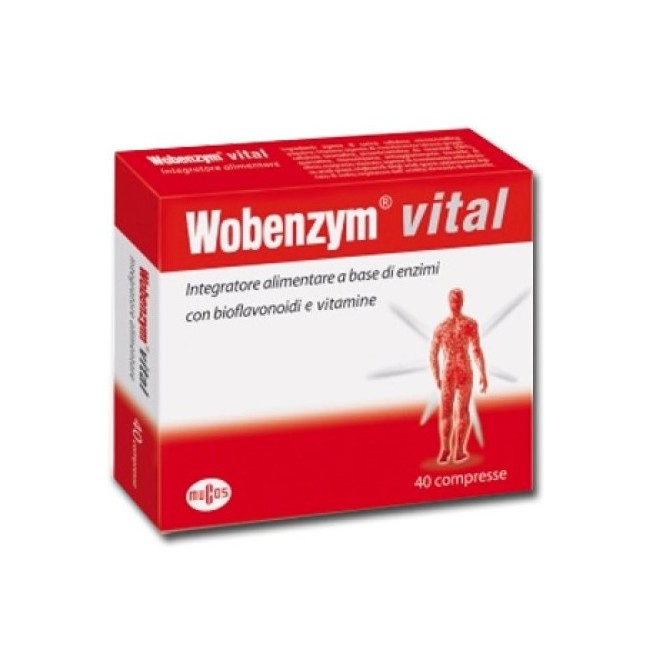 Wobenzym Vital 40 compresse per il benessere articolare e il supporto enzimatico naturale