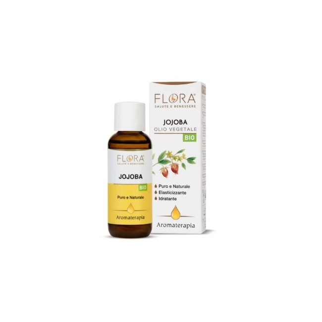 Flora Aromaterapia Jojoba Olio Vegetale Bio 50 Ml