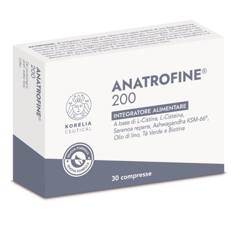 Anatrofine 200 integratore alimentare 30 compresse da 1000mg senza glutine e lattosio