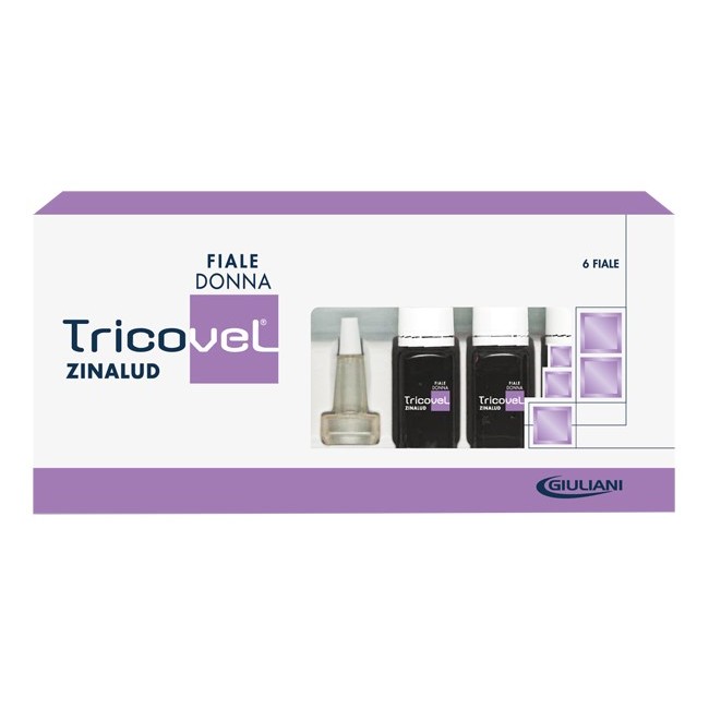Tricovel Zinalud 6 fiale anticaduta per capelli pi&ugrave; forti e sani