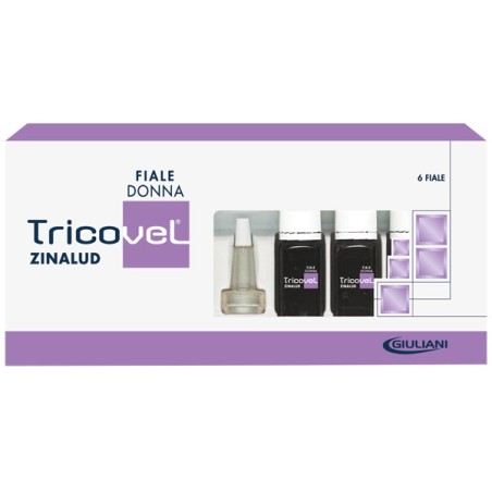 Tricovel Zinalud 6 fiale anticaduta per capelli pi&ugrave; forti e sani