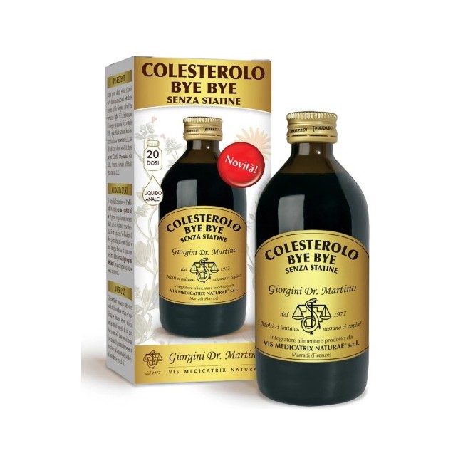 Dr Giorgini Colesterolo Bye Bye integratore liquido analcolico per il benessere cardiovascolare Dr Giorgini Colesterolo Bye Bye integratore liquido analcolico per il benessere cardiovascolare