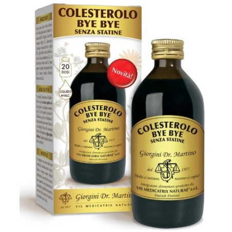 Dr Giorgini Colesterolo Bye Bye integratore liquido analcolico per il benessere cardiovascolare Dr Giorgini Colesterolo Bye Bye integratore liquido analcolico per il benessere cardiovascolare