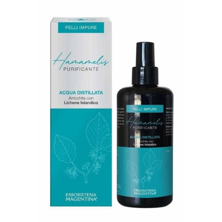 Erboristeria Magentina Acqua Distillata Arricchita Hamamelis Purificante Pelli Impure 200 Ml
