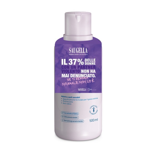 Saugella Dermoliquido 500ml detergente intimo delicato per igiene quotidiana femminile