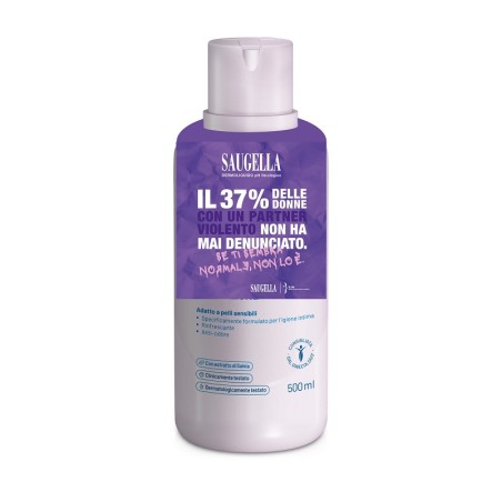 Saugella Dermoliquido 500ml detergente intimo delicato per igiene quotidiana femminile