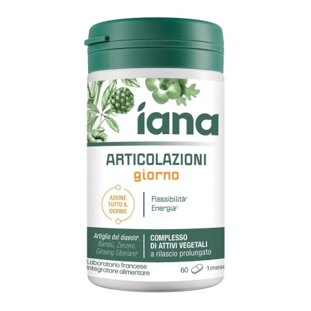 Iana Articolazioni Giorno 60 Compresse per il benessere articolare quotidiano Iana Articolazioni Giorno 60 Compresse per il benessere articolare quotidiano