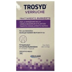 Trosyd Verruche trattamento avanzato con 12 applicatori di precisione per rimozione efficace