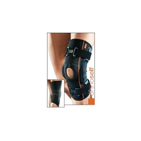 Ginocchiera Ro+ten Genufit 15 S con stabilizzatore rotuleo e asta articolata per supporto ottimale Ginocchiera Ro+ten Genufit 15 S con stabilizzatore rotuleo e asta articolata per supporto ottimale