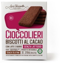 Biscotti al cacao senza glutine Tomasello Luca Cioccolieri 270g per celiaci