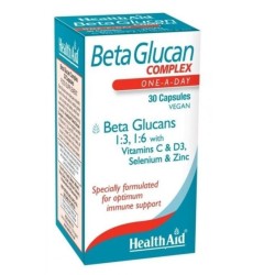 HealthAid Beta Glucan Complex integratore per difese immunitarie 30 capsule naturali