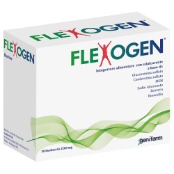 Genifarm S Flexogen integratore per articolazioni 30 bustine da 3,2g per il benessere osteoarticolare