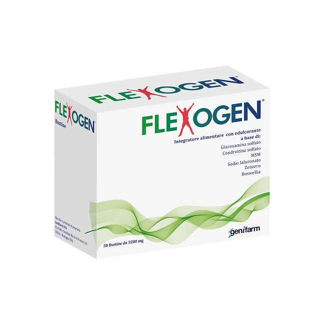 Genifarm S Flexogen integratore per articolazioni 30 bustine da 3,2g per il benessere osteoarticolare Genifarm S Flexogen integratore per articolazioni 30 bustine da 3,2g per il benessere osteoarticolare
